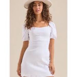 Altar'd State White Mini Dress NWT